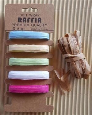 Raffia 6 Colours Assorted