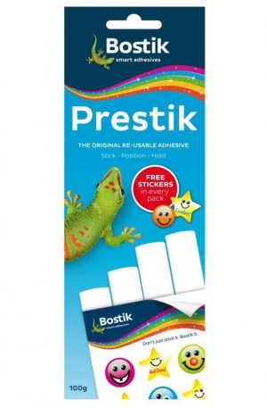 Bostik Prestik available in 25g and 100g