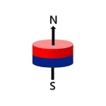 Direction of magnetism for ferrite disc magnet