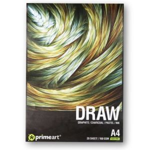 Prime Art Draw Pad 160g available in A4, A3 & A2