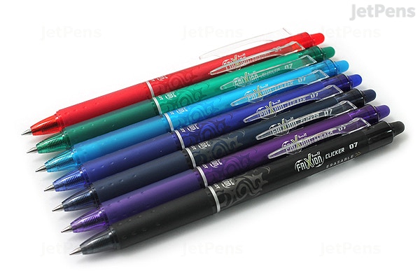 Pilot FriXion Clicker 0.7mm Erasable Gel Ink Pens & Wallets - Crafty Arts