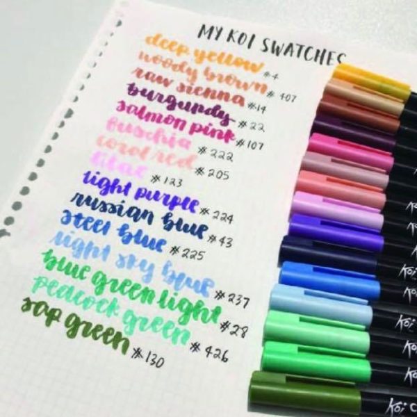 Sakura Koi Brush Pens - 12 colours sold individually