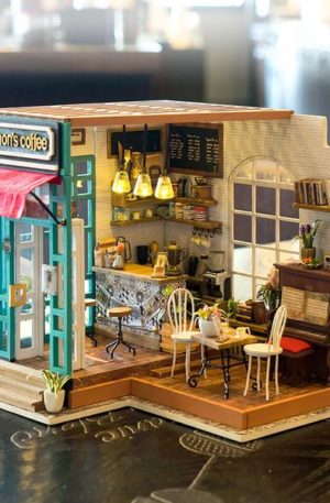 Simons coffee shop DIY Robotime