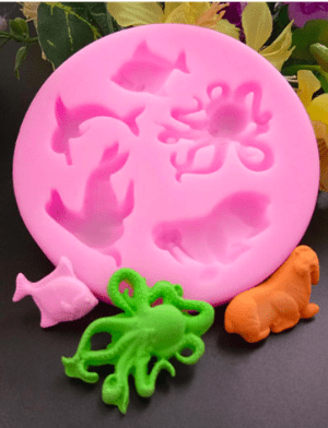 Ocean & Marine Life Silicone Moulds