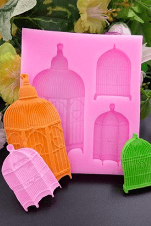 Bird cages food grade silicone mould