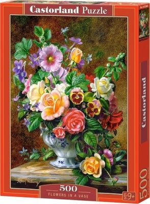 Flowers in a vase Castorland puzzle