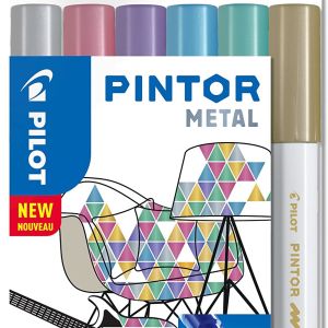 Metallic set of Pilot Pintor markers
