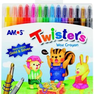 Twisters wax crayons AMOS