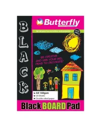 Butterfly Black Board Pad – 160gm – 20 Sheets