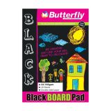 Butterfly Black Board Pad A4 20 Sheets