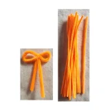 Chenille Sticks - 6mm Orange