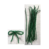 Chenille Sticks - 6mm Tinsel Green