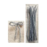 Chenille Sticks - 6mm Tinsel Silver