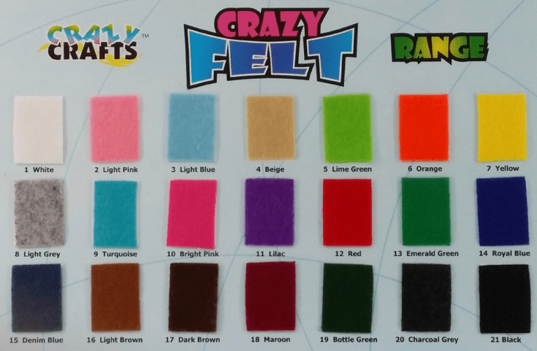 Crazy Crafts Felt Sheets Crafty Arts