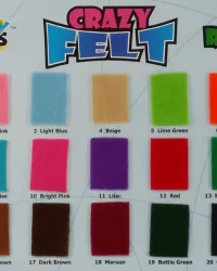 Crazy Crafts Felt Sheets