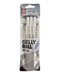 Sakura Gelly Roll White 3 Pen Set