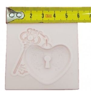 Key to your heart silicone mould