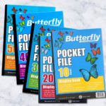 Butterfly Pocket File Display Books