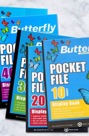 Butterfly Pocket File Display Books