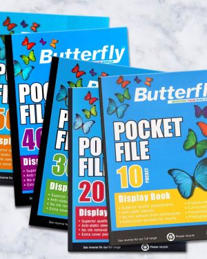 Butterfly Pocket File Display Book
