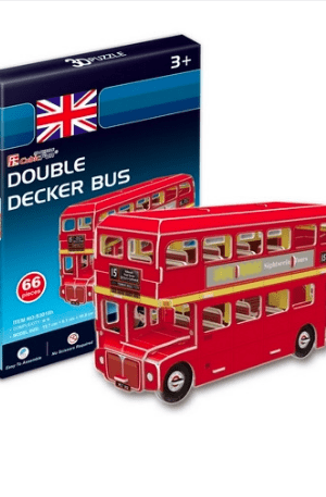 Double Decker Bus 3D Puzzle Cubic Fun