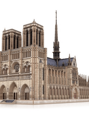 Notre Dame De Paris 3D Puzzle Cubic Fun