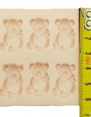 Small bear silicone mould