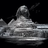 Sphinx Engraving art