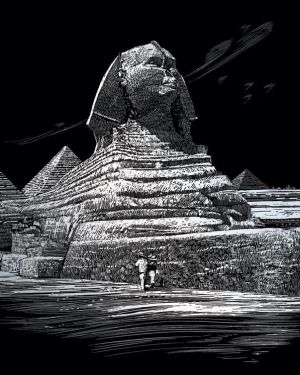 Sphinx – Silver Engraving Art