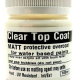 Clear Top Coat Varnish 110ml matt