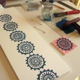 Block printing Ink example