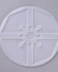 Round Flower Design- Silicone Mould