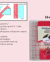 Patchwork Ruler – 16 x 16cm