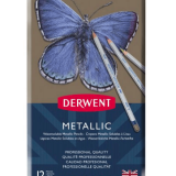 Derwent Metallic Pencil Set 12 Piece