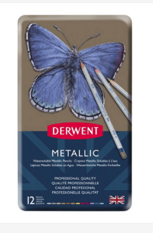 Derwent Metallic Pencil Set 12 Piece