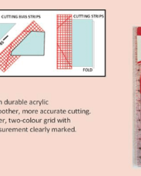 Patchwork Ruler – 4.5 x 4.5 Inches