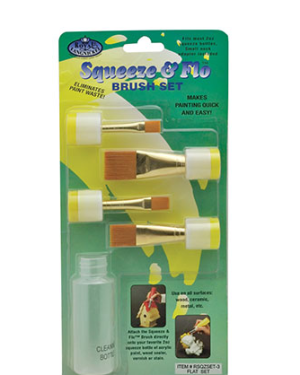 Squeeze and Flo Brush Set – 5 PC