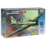 4805 SU-2 Soviet Bomber 1/48 Plastic Model Kit ZVEZDA