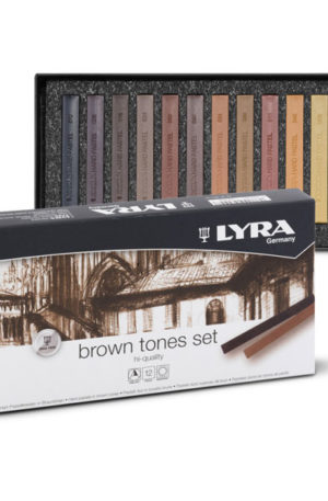 Brown tones pastel set