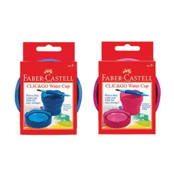 Clic and Go water cup by Faber-Castell colours