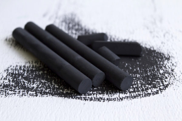 Compressed charcoal sticks