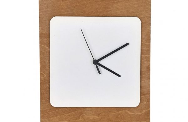 Filleted square clock base