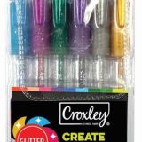 Glitter gel pens by Croxley