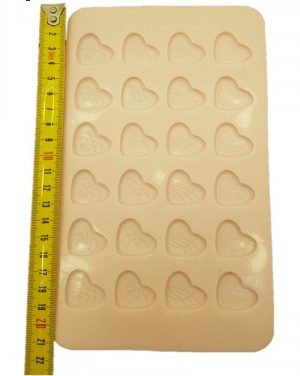 Hearts 24 Assorted Silicone Mould