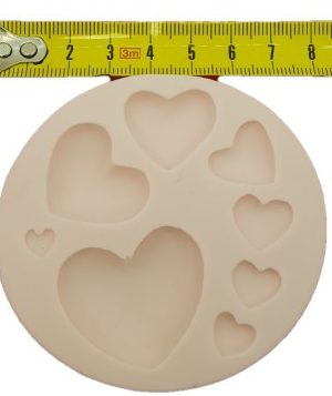 Hearts 8 Assorted Silicone Mould