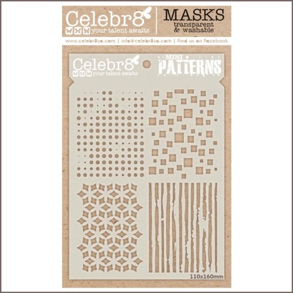 Mini patterns mask by Celebr8