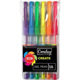 Neon gel pens by Croxley