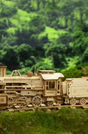 Prime Steam Express Locomotive 3D Puzzle