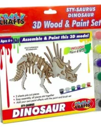 3D Wood And Paint Set – Sty-Saurus Dinosaur