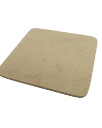 Wooden Square Filleted Coaster – 3mm